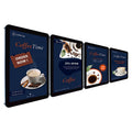 bar Drink Shop Acrylic Poster Photo Frame Message Publicity Ice Cream Light Box Advertising Board Panneaux Menu Led