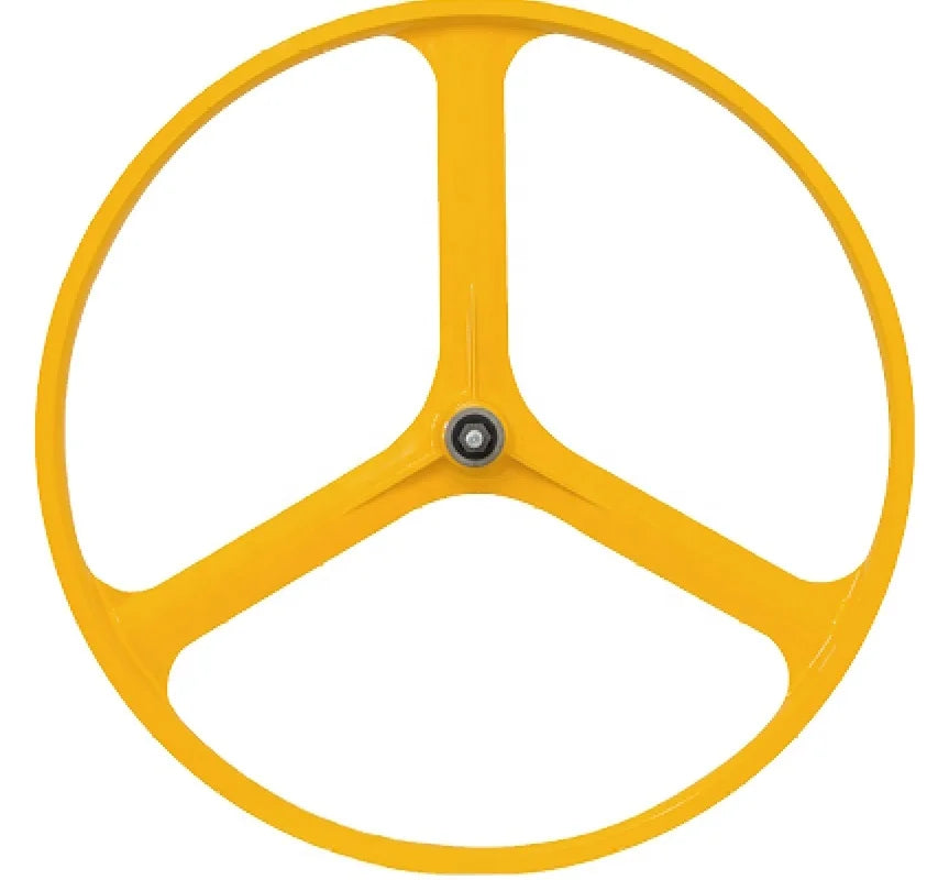 Light and Strong 24 Inch Bike Rims Bicycle Wheels Bike Wheel 3 Spoke Wheels Magnesium Alloy Standard QR