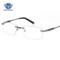 Teenyoun Brand Designer Titanium Glasses Rimless Mans Optical Frame Myopia Business Frameless Eyeglasses Man Eyewear
