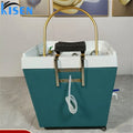 Kisen Salon Furniture Portable Mobile Shampoo Sink With SPA Hair Washing Head Water Circulation for Massage Table Beauty Bed