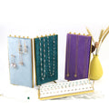 Velvet Iron Jewelry Display Stand Store Prop Rack for Necklace Earrings Shop Table Stalls Screen Style Display Container