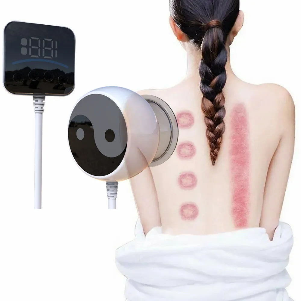 IFINE Beauty Intelligent Breathing Vacuum Cupping Therapy Device Electric Gua Sha Scraping Massager for Body Massage Pain Relief