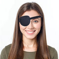 Adult Kid Adjustable Soft and Comfortable Pirate Eye Patch Single Eye Mask for Amblyopia Lazy Eye