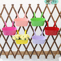 P58 Colorful 28CM Metal Iron Hanging Flower Pots for Garden & Balcony-Durable Corrosion Resistant Eco-Friendly