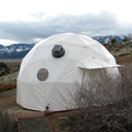 Mexico Prefab House Luxury 8M Geodesic Dome Tent With Heat Insulation
