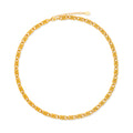 Chris April Fashion Jewelry PVD Gold Plated 316L Stainless Steel Cloud Chunky Chain Necklace for Women