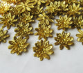 Brass Flower 22mm 3 Layers 1mm Hole Assembled Floral Finding DIY Crafts Accessory