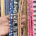 Factory Price DIY Accessory 4mm 6mm Polymer Clay Beads in Bulk Wholesale Round Multicolor Soft Clay Beads for Bracelet Making
