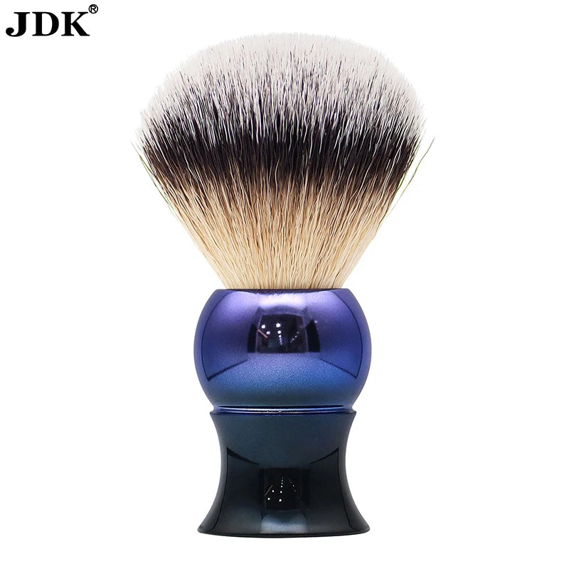 JDK Wholesale Hot Sale Synthetic Hair Acrylic Handle Professional Silver China Shaving Brush
