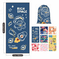 Wholesale Sublimation Custom Printed Quick Dry Microfiber Beach Towel with logo