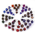 Multiple Color Options 7-die Polyhedral Acrylic Gambling DND Dice for Home Party