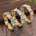 Fashion Colorful Painting Oil Butterfly Flying Elastic Bracelet Bangle Small Fresh Enamel Bracelet for Women