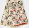 Luxury Handcut Organza Sequence Lace African Evening Dress Lace Fabrics Wholesale