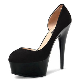 New Shallow Mouth 15 cm Thin Heel 6-inch Platform High Heels Women's Spring and Autumn Large Fashion Shoes