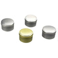 4oz Empty Candle Tins With Lid Custom Candles Boxes Black Metal Tin Can Container Candle Tins