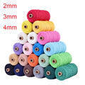 Wholesale 3mm Macrame Cord Cotton Rope Macrame Cotton Cord for Macrame Yarn