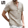 OEM Wholesale Fashionable 2026 Summer Men Casual Short Sleeve Breathable Tops Plus Size Shirts