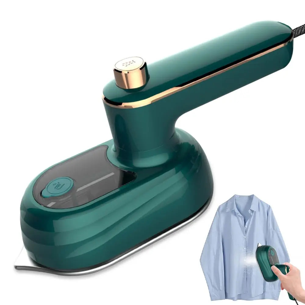Professional Portable Titanium Flat Iron Electronic Travel Foldable Iron Steamer Machine Custom Mini Steam Iron for Clothes