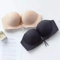 Seamless Comfortable Palm Shape Cup Gathering Bra Steel Free Girls Bra