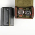 Convenient Hexagonal Watch Slotted Boxes with Handmade Embossing Gold Foil Matt Lamination UV Coating Printing Handling