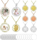 Home Decor Sublimation Hip Hop Rotatable Necklace for Christmas/Birthday/Memory