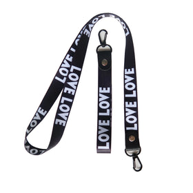 Custom New Design Polyester Lanyards Full Color Printing Neck Straps With Logo Custom Keychain With Card Holders