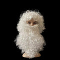 Xmas Fancy Dress Costume Silver Curly Cheap Synthetic Christmas Party Santa Wigs and Beard HPS-0005