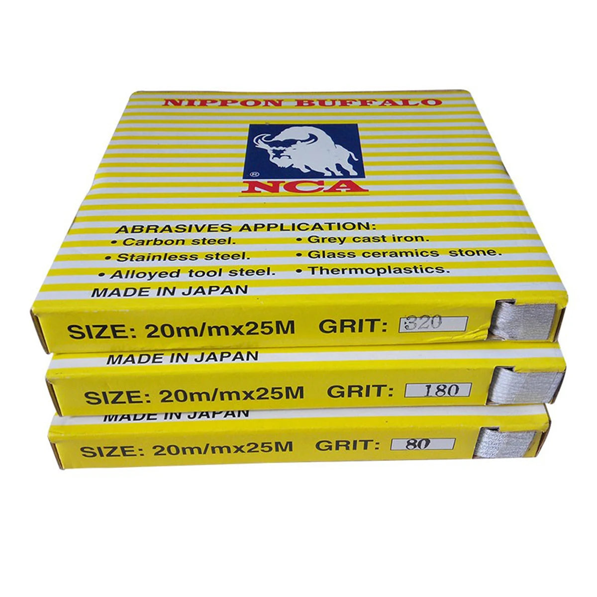 Efficient Sanding with NCA 20mm*25m Aluminum Oxide Abrasive Cloth Roll-OEM Customizable Versatile Grit Options