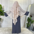 3 Layers Islamic Khimar