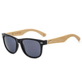 Custom Fashion Lunette De Soleil Homme Bamboo Shades Mens Women UV400 Custom Laser logo Sun Glasses Sunglasses