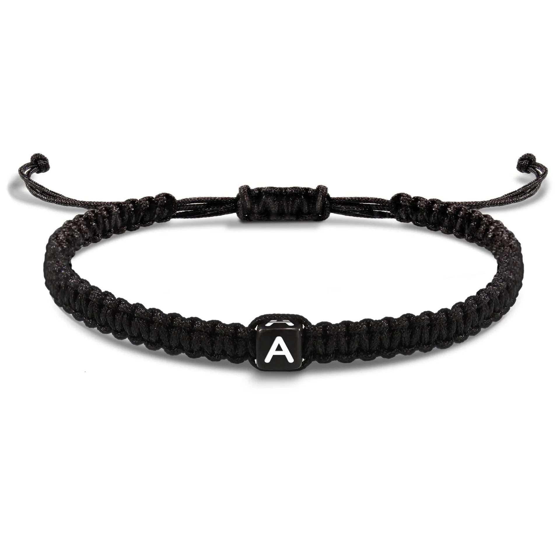 Fashion Couple Sisters 26 Letter Bracelet European American Style Simple Creative Bracelet Letter Braided Bracelet for Girls
