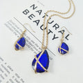 Hot Sale Africa Bridal Jewelry Set Charm Gem Crystal Necklace Earrings Sets Wedding Party Jewelry for Women