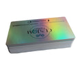Custom Holographic PVC Business Cards with Offset Printing Hot Stamping Surface Finish 88.5x50mm 0.38mm Thick