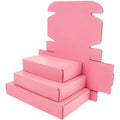 Wholesale Rigid Paper Boxes Hot pink Mailing Box for Kids Clothes Oem Shipping Boxes