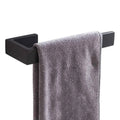 Matte Black Nickel 304 Stainless Steel Wall Mounted Towel Holder Organizer Shelf-Hotel Bathroom Towel Rail | Rustproof Durable