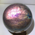 Wholesale Natural Crystals Healing Stones Purple Flashy Labradorite Ball Spheres for Decoration