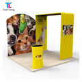 Tian Lang Custom Printing 8ft 10ft Straight Tension Fabric Trade Show Tube Display Birthday Party Back Drop Stands