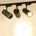 Clothing Store LED Guide Rail Spotlights Store Commercial ultra Bright COB Spotlight Background Wall Track Lights