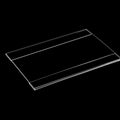 Acrylic Large Modern Data Strip Tag Plastic Holder Sustainable Display Digital for Bakery Shelves
