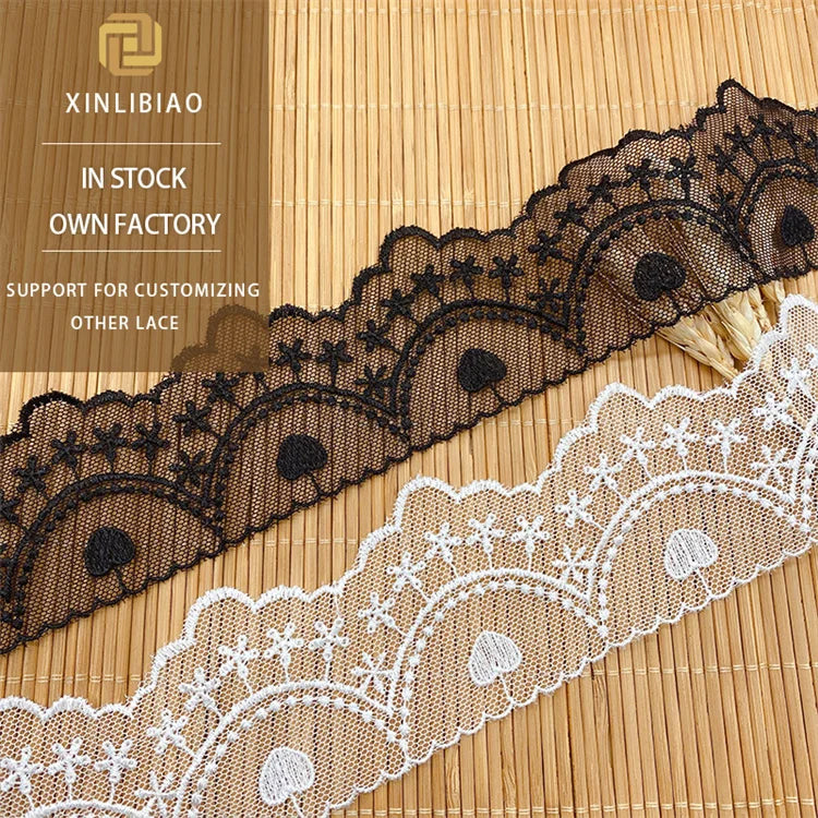 Wholesale Home Textile Water Soluble Polyester Organza Lace Decoration Garment Sewing Embroidery Mesh Accessories for Shoes
