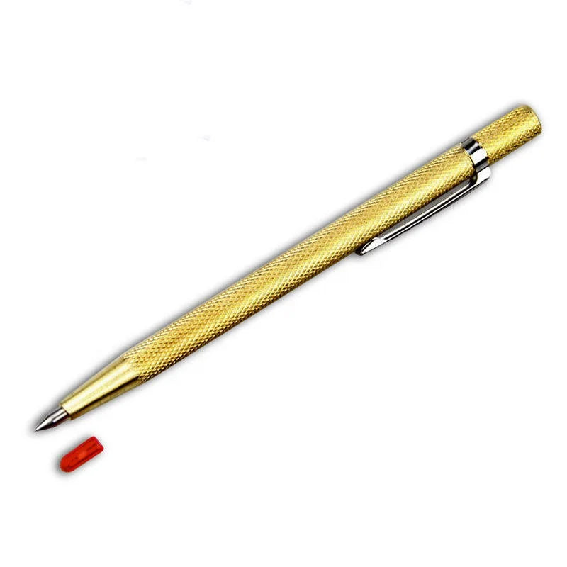 Chrome Vanadium Steel Carbide Tip Scriber Pen Industrial Grade Metal Tool for Glass and Ceramic Cutting OEM & ODM Supported
