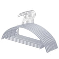 Simple Style Pvc Coat Hangers Non Slip Hanger  Non Marking  Metal Hanger Supermarket