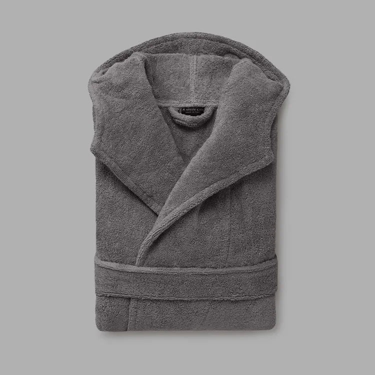 100% Cotton Terry Bathrobe With Hooded Custom Cotton Terry Hotel Bathrobe Luxury Spa Hotel Bath Robe