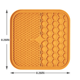 Custom LOGO Silicone Durable Dog Lick Mat Slow Cat Feeders Dog Bowl with 72 Super Suction Food