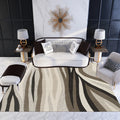 Fashion 3d Printed Wavy Carpet Big Polyester for Living Room Size 2*3m Cheap Price