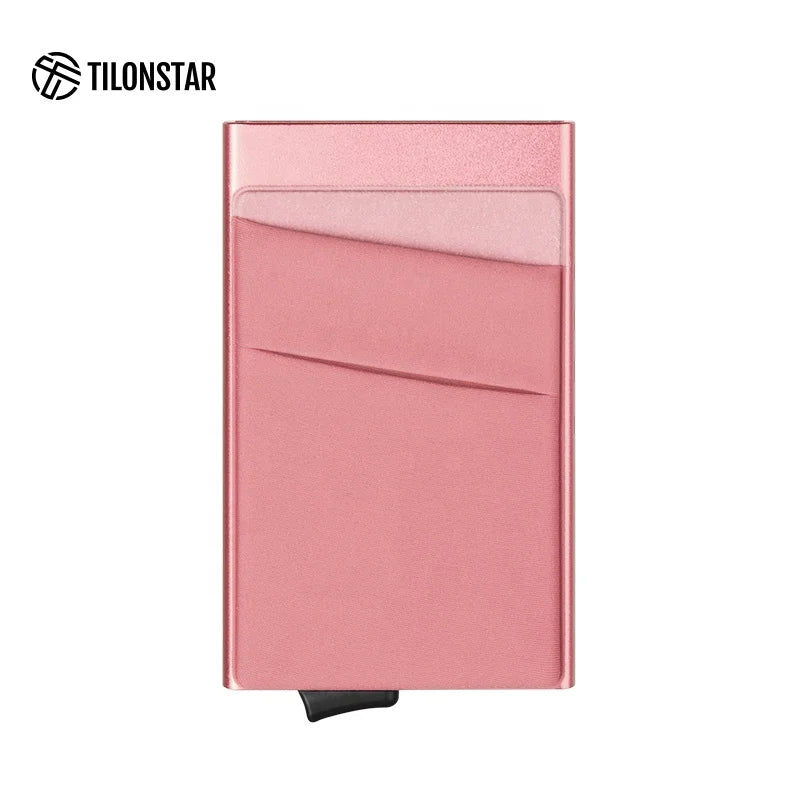 TILONSTAR TVC104 Wholesale Best Selling Small Wallet Card Holder RFID Blocking Pop up Wallet