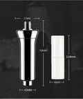 Yenvqee 15 Bathroom Shower Filter with Activated Carbon for Drinking Water Purification Chlorine Removal & Health Softener