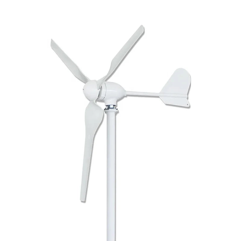 Energy Generator Horizontal Wind Turbine 2000w 12v/24v/48v Wind Power Turbine Generator With MPPT Controller Windkraftanlage