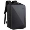 Hard Shell Laptop Backpack with Anti-Theft Lock Waterproof and USB Access Zipper Closure