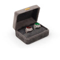 Popular Velvet Jewelry Earring Packaging Box Custom logo Round Corner Earring Storage Boxes Gray Box for Earrings
